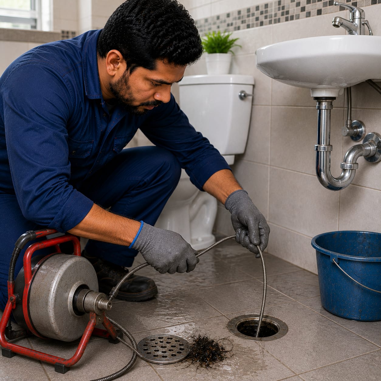 Bathroom Drain Cleaning