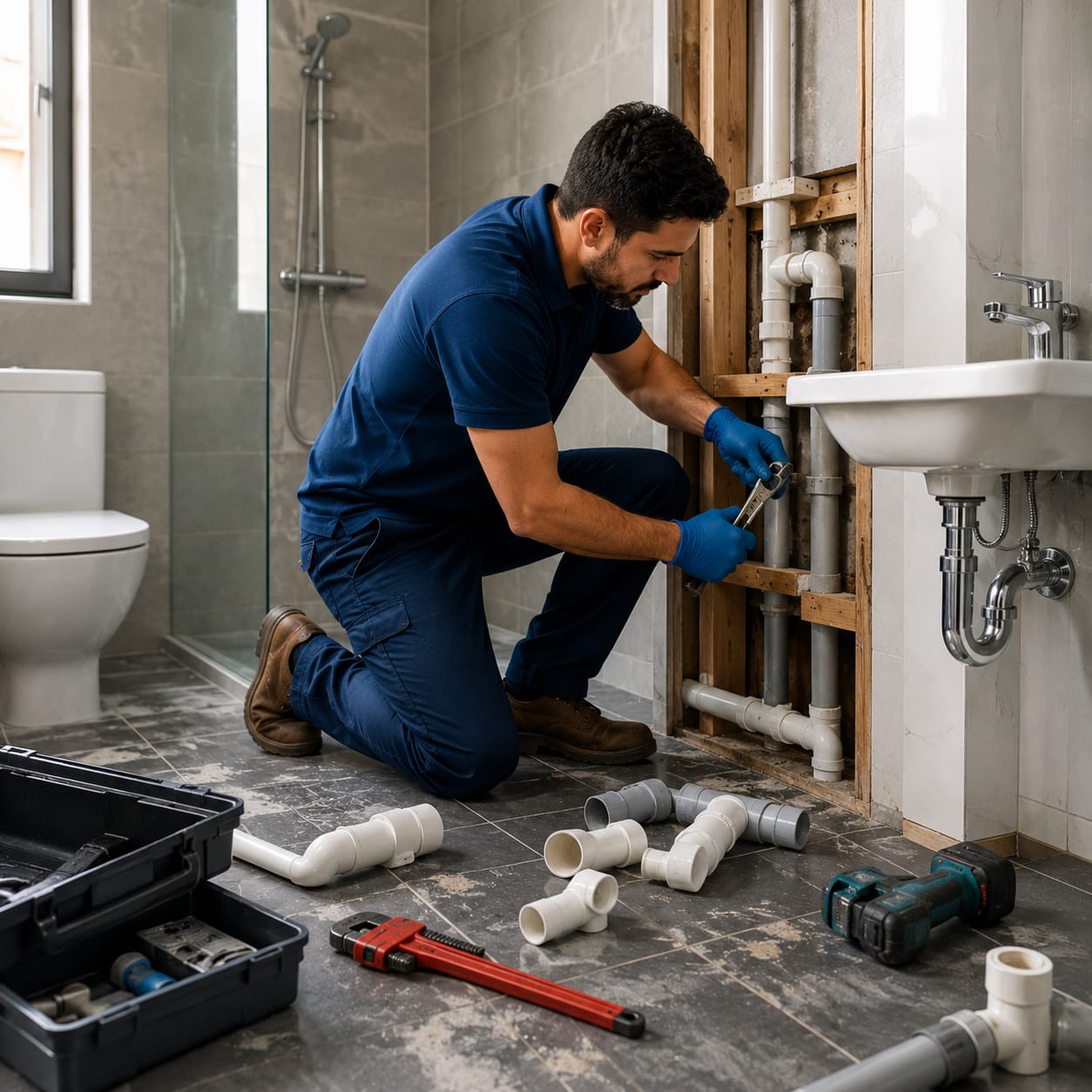 Bathroom Plumbing Renovation