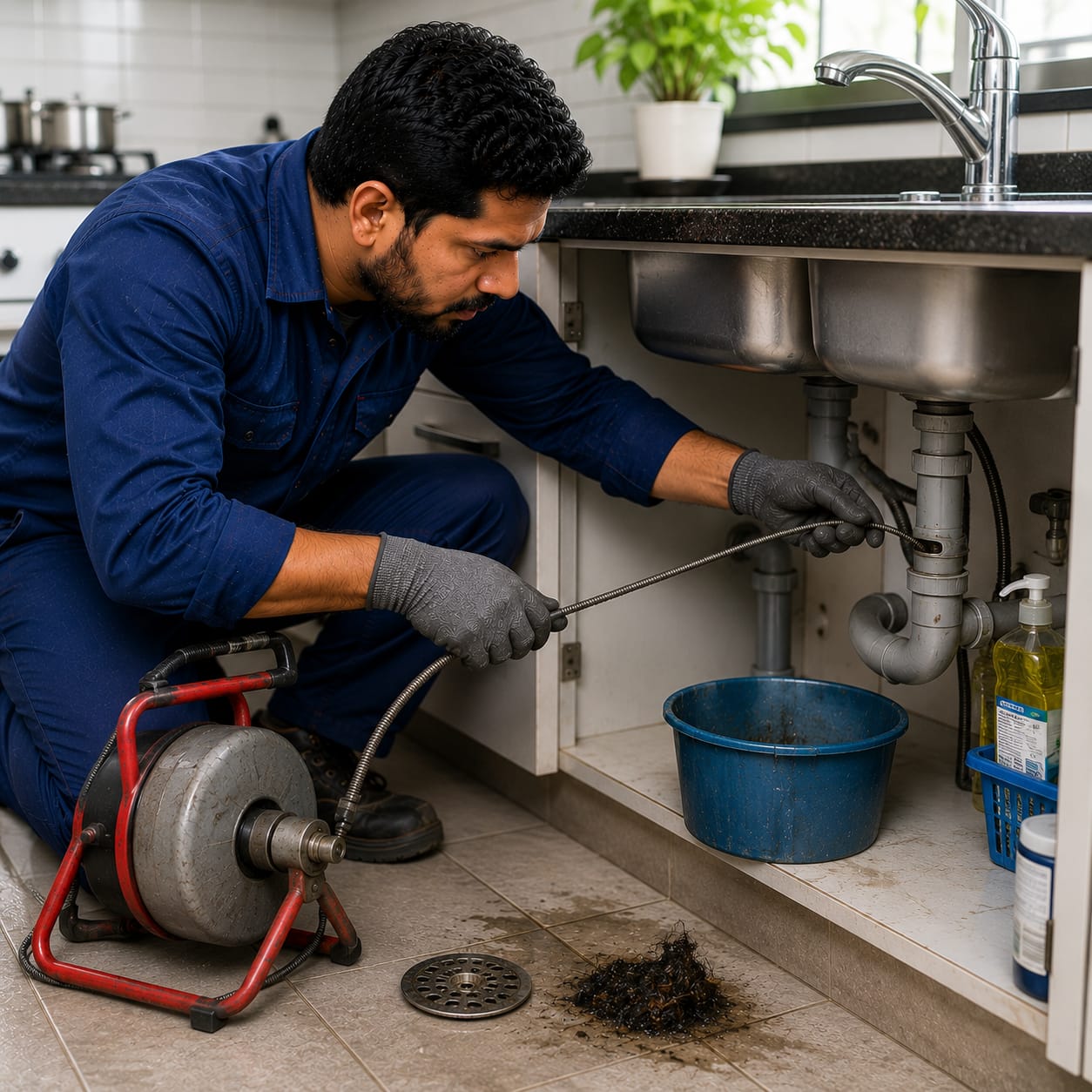 Kitchen Drain Cleaning