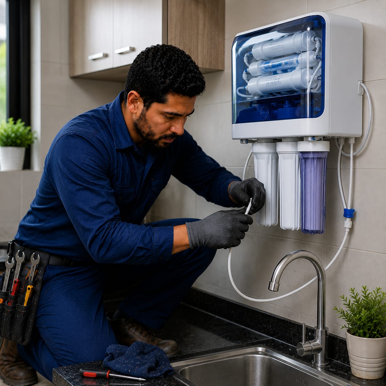 RO Water Purifier Installation