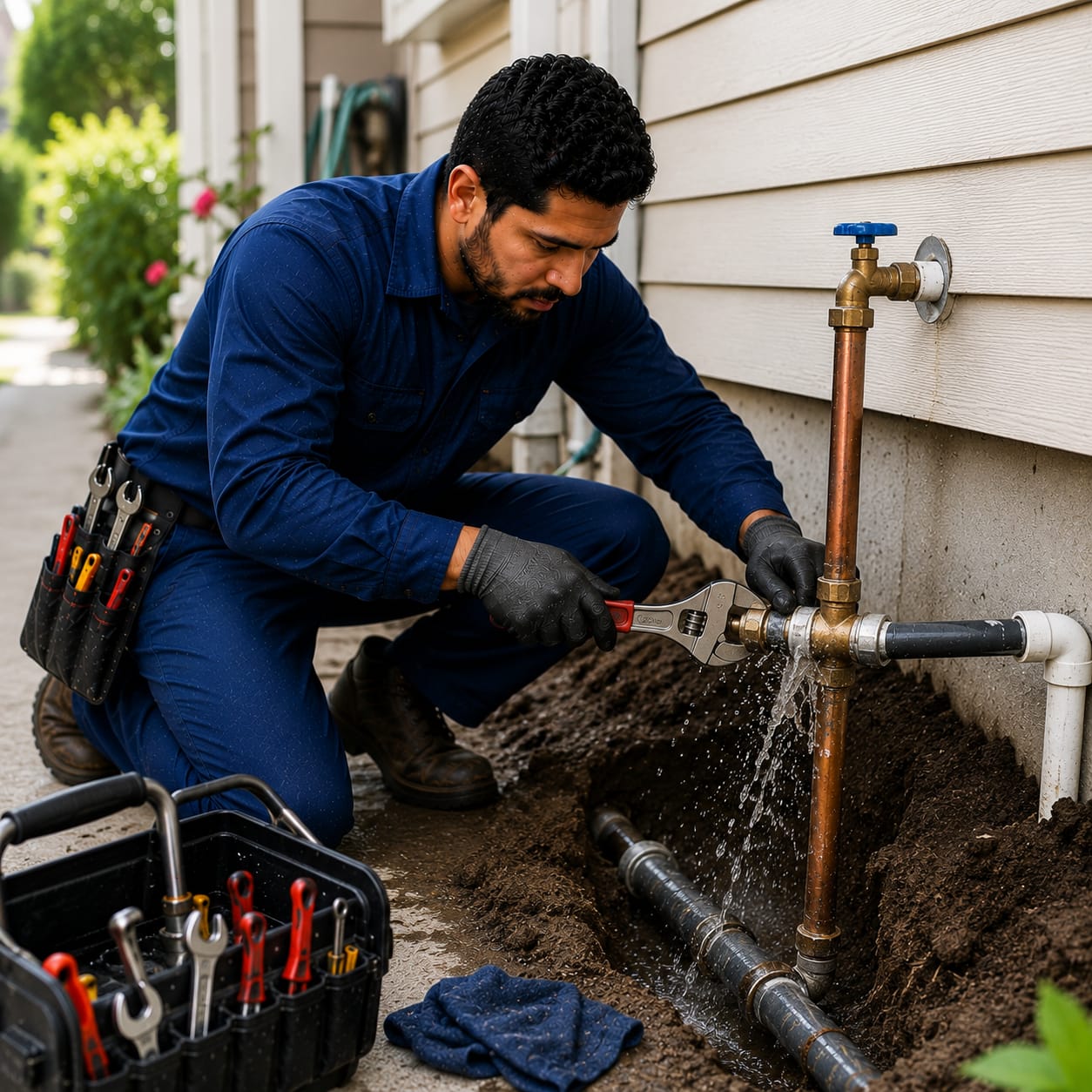 Residential Water Line Repair