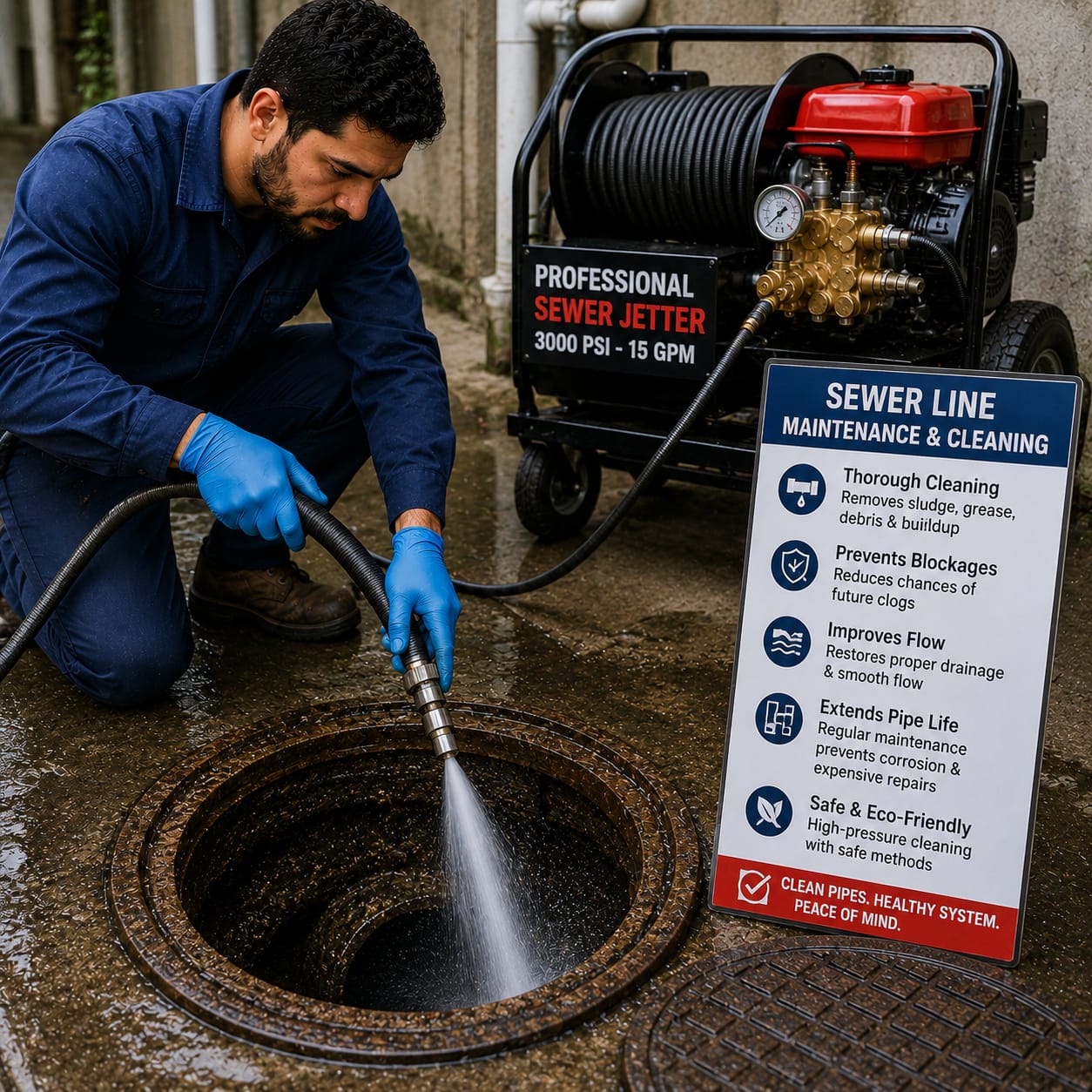 Sewer Line Maintenance & Cleaning